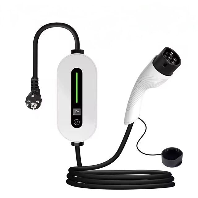 Bar2Charge A8 Pro Taşınabilir Ev Tipi Şarj Cihazı Type 2 3.7 kW 1 Faz 8-16A Ayarlanabilir Akım LCD Ekranlı IP66 (5 Metre)
